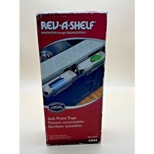 Rev-A-Shelf 11 Inch Tip Out Front Sink Trays Set 52924, 6572-11W Innovative